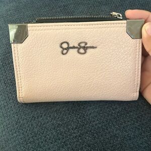 JESSICA SIMPSON POWER BLUSH FRANKIE DOUBLE GUSSET BI FOLD WALLET